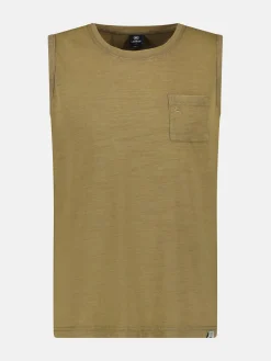 Bequemes Tanktop mit Brusttasche