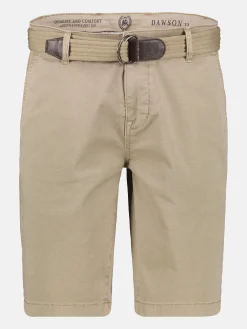 Chino-Bermuda mit Gürtel