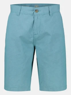 Chino-Bermuda mit Leinenanteil