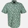 Herren Halbarmhemd, floral bedruckt