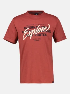 Herren Jersey T-Shirt mit Brustprint