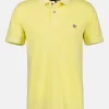 Herren Poloshirt in gewaschener Optik