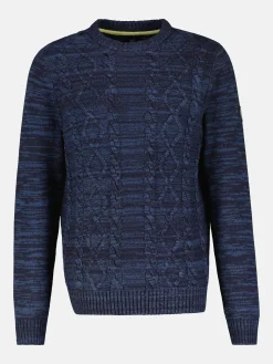 Herren Strickpullover mit klassisch-modernem Kabelstrickmuster