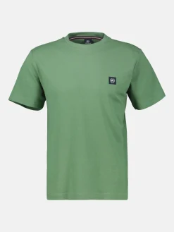 Herren T-Shirt in Waffel-Piqué