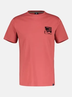 Herren T-Shirt mit kleinem Mottoprint