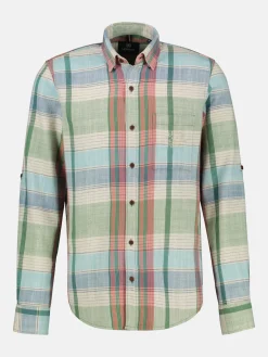 Karohemd für Herren mit verdecktem Button-down-Kragen