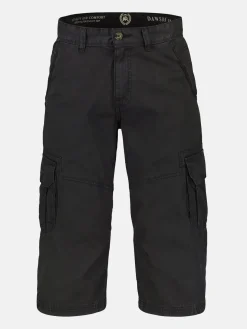 Lange Cargo-Bermuda mit aufgesetzten Taschen