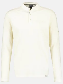Longsleeve mit Serafinokragen