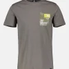 O-Neck T-Shirt. Brustprint
