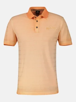 Poloshirt, gestreift in Strukturqualität