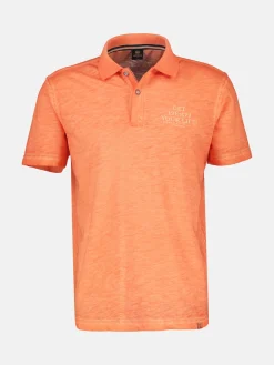 Poloshirt mit Brustprint