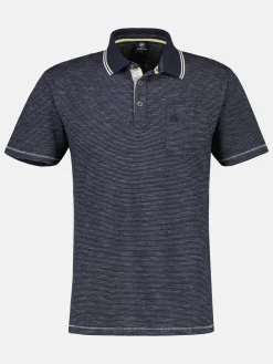 Poloshirt mit Finelinerstreifen