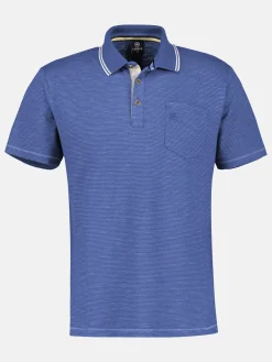 Poloshirt mit Finelinerstreifen