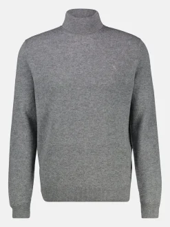 Schurwoll-Rollkragenpullover mit Kaschmiranteil