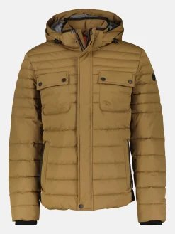 Steppjacke mit abnehmbarer Kapuze