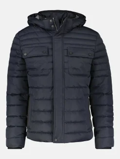 Steppjacke mit abnehmbarer Kapuze
