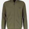 Sweatjacke in Strukturqualität