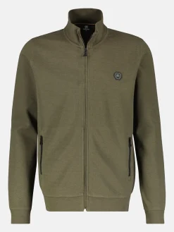 Sweatjacke in Strukturqualität