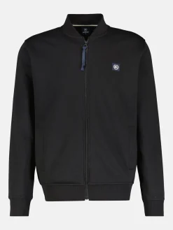 Sweatjacke mit Collegekragen