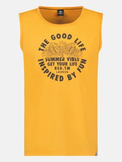 Tanktop für Herren, mit Brustprint