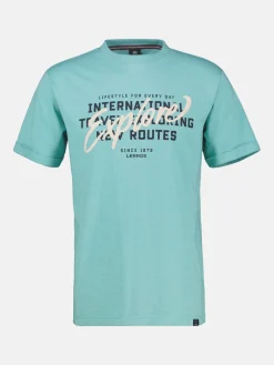 T-Shirt mit Brustprint in Übergrößen