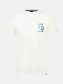 T-Shirt mit Front- und Rückenprint
