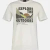 T-Shirt mit Outdoor-Brustprint