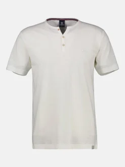 Unifarbenes Serafino-Shirt in Großen Größen