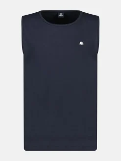 Unifarbenes Tanktop für Herren