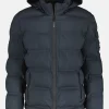 Warm gefütterter Steppblouson mit versteckter Kapuze